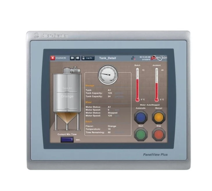 Allen-Bradley 2711P-T19C22D9PK PanelView Plus 7 Rhyngwyneb Peiriant Dynol (AEM)